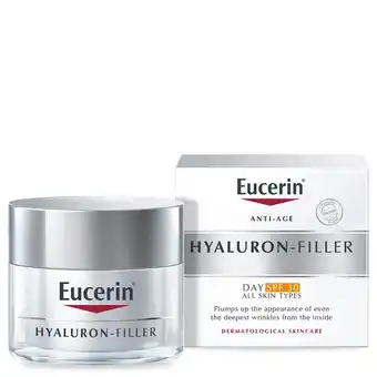 Look Fantastic Eucerin hyaluron-filler day cream spf30 50ml offer