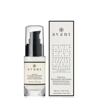 Look Fantastic Avant skincare 8 hour anti-oxidising and retexturing hyaluronic facial serum 30ml offer