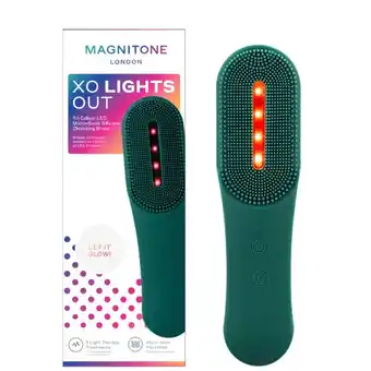 Look Fantastic Magnitone london xo lights out tri-colour led micro-sonic silicone cleansing brush offer