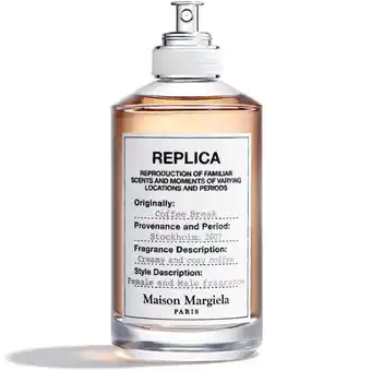 Look Fantastic Maison margiela replica coffee break eau de toilette - 100ml offer