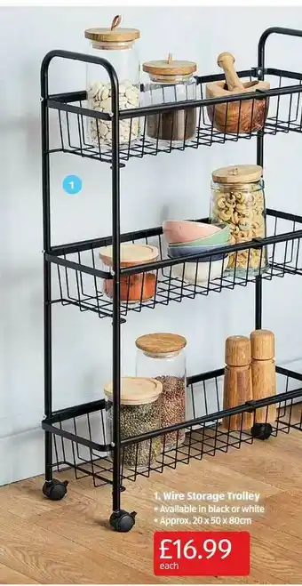Aldi Wie Storage Trolley offer