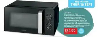 Aldi Microwave Ambiano offer