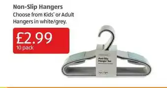 Aldi Non-slip Hangers offer