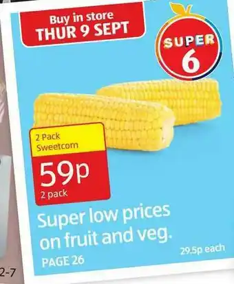 Aldi Fruit And Veg. offer