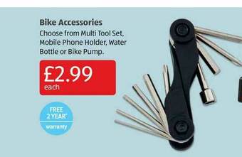 Aldi Bike Accessories offer