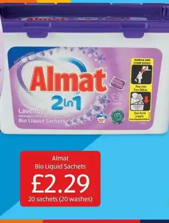 Aldi Almat Bio Liquid Sachets offer