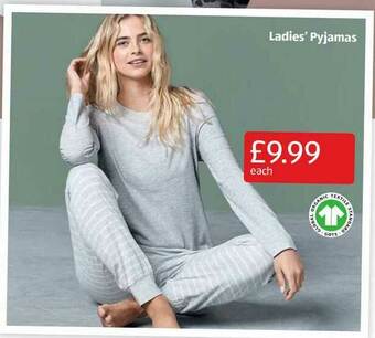 Aldi Ladies' Pyjamas offer