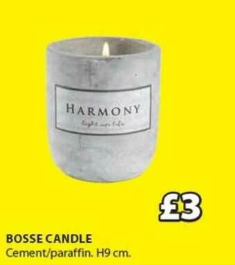 JYSK Bosse Candle offer