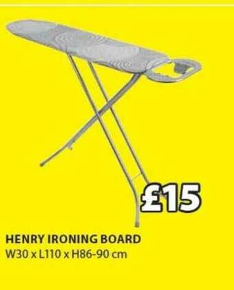 JYSK Henry Ironing Board offer