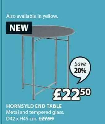 JYSK Hornsyld End Table offer