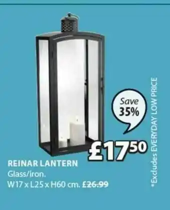 JYSK Reinar Lantern offer