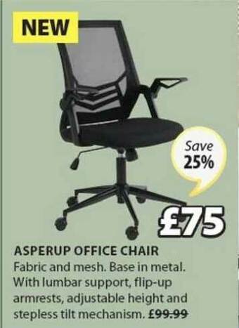JYSK Asperup Office Chair offer