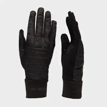 Millets Trekmates women's stretch grip hybrid glove - black, black offer