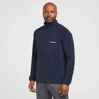 Millets Berghaus men's kedron eco half zip fleece - navy, navy offer