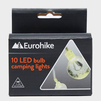Millets Eurohike 10 led bulb camping lights - white, white offer