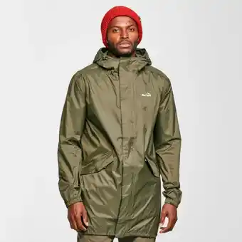 Millets Peter storm men's waterproof parka in a pack - khaki, khaki offer