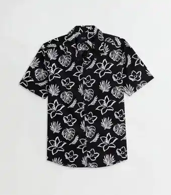 New Look Only & sons men's black floral short sleeve shirt new look offer