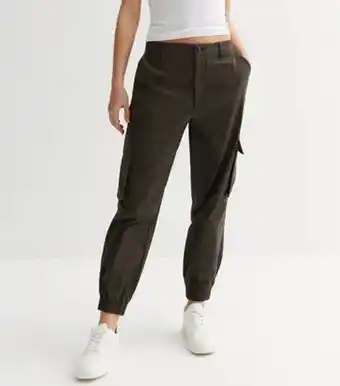 New Look Only khaki cuffed cargo trousers new look offer