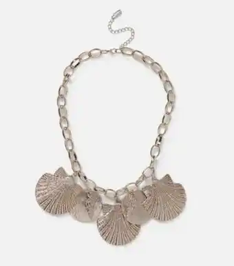 Freedom jewellery freedom gold shell charm chain necklace new look