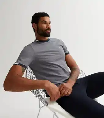 Farah men's farah grey short sleeve t-shirt new look