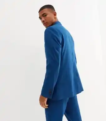 New Look New look men's indigo slim suit jacket offer