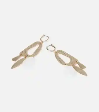 Freedom jewellery freedom gold faux pearl drop hoop earrings new look