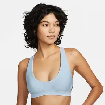 Nike Nike women's cut-out bikini swimming top - blue offer