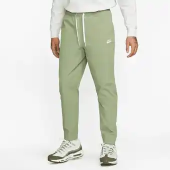 Nike Nike club men's woven tapered-leg trousers - green offer