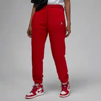 Nike Jordan brooklyn women's fleece trousers - red offer
