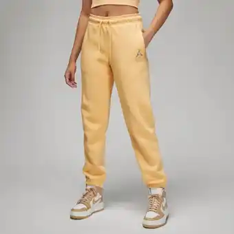 Nike Jordan brooklyn women's fleece trousers - brown offer