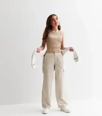 New Look New look girls camel bondi beach logo vest offer