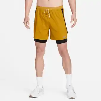 Nike Nike stride men's dri-fit 13cm (approx.) hybrid running shorts - brown offer