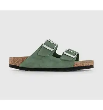 Office Birkenstock arizona two strap sandals thyme suede offer