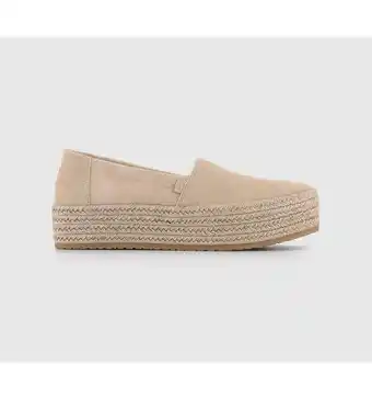 Office Toms valencia espadrilles oatmeal suede offer