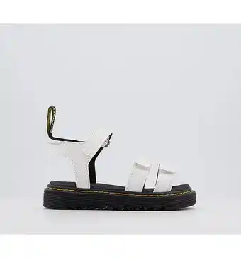 Office Dr. martens klaire kids sandals white offer