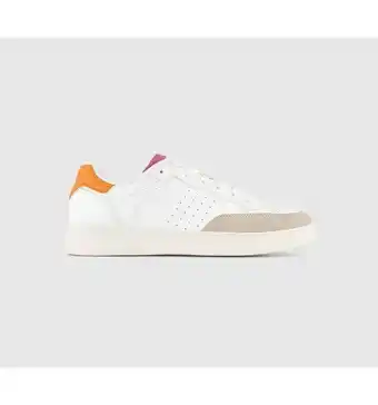 Office Office franatic colour pop trainers white orange offer