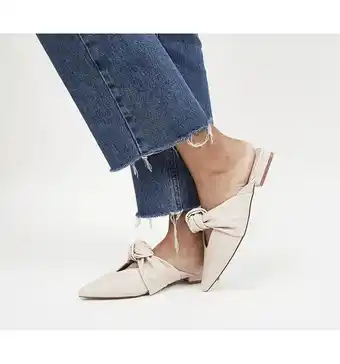 Office Office foxy knotted mules off white offer