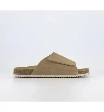 Office santiago sliders beige suede