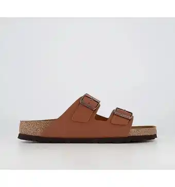 Office Birkenstock arizona two strap sandals ginger brown offer
