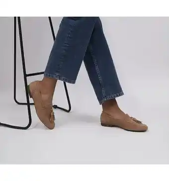 Office Office flick retro tassel loafers blush suede offer