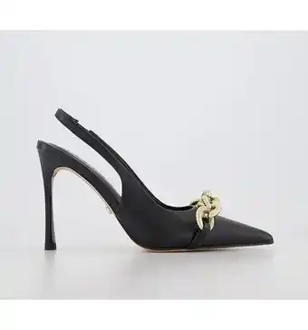 Office hattie chain detail point court heels black