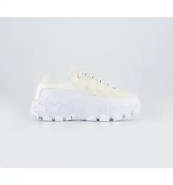 Office Fila raid trainers white offwhite offer