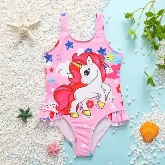 Patpat Patpat kid girl unicorn print sleeveless onepiece swimsuit offer