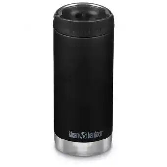 Alpinetrek Klean kanteen tkwide vacuum insulated with café cap - insulated bottle size 355 ml, black offer