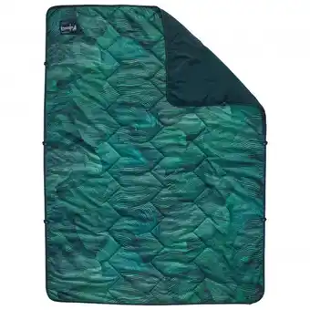 Alpinetrek Therm-a-rest stellar blanket - blanket size 191 x 142 cm, turquoise/blue offer