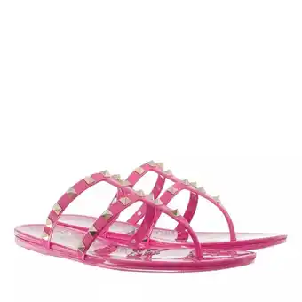 Fashionette Valentino garavani sandals - rockstud sandals - pink - sandals for ladies offer