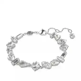 Fashionette Swarovski bracelets - mesmera bracelet, mixed cuts, rhodium plated - white - bracelets for ladies offer