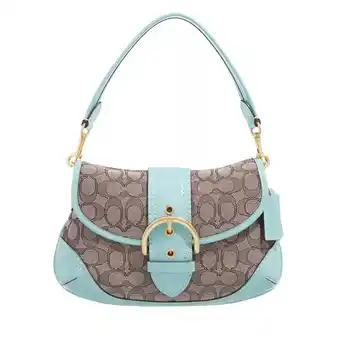 Fashionette Coach hobo bags - signature jacquard soho bag - beige - hobo bags for ladies offer