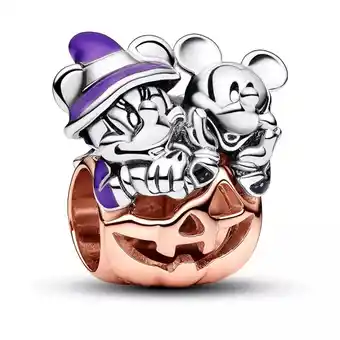 Fashionette Pandora pendants & charms - disney mickey mouse & minnie mouse halloween pumpk - multi - pendants & charms for ladies offer