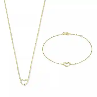 Fashionette Isabel bernard necklaces - cadeau d'isabel 14 karat necklace and bracelet gif - gold - necklaces for ladies offer